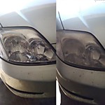 Полировка фар Toyota Corolla